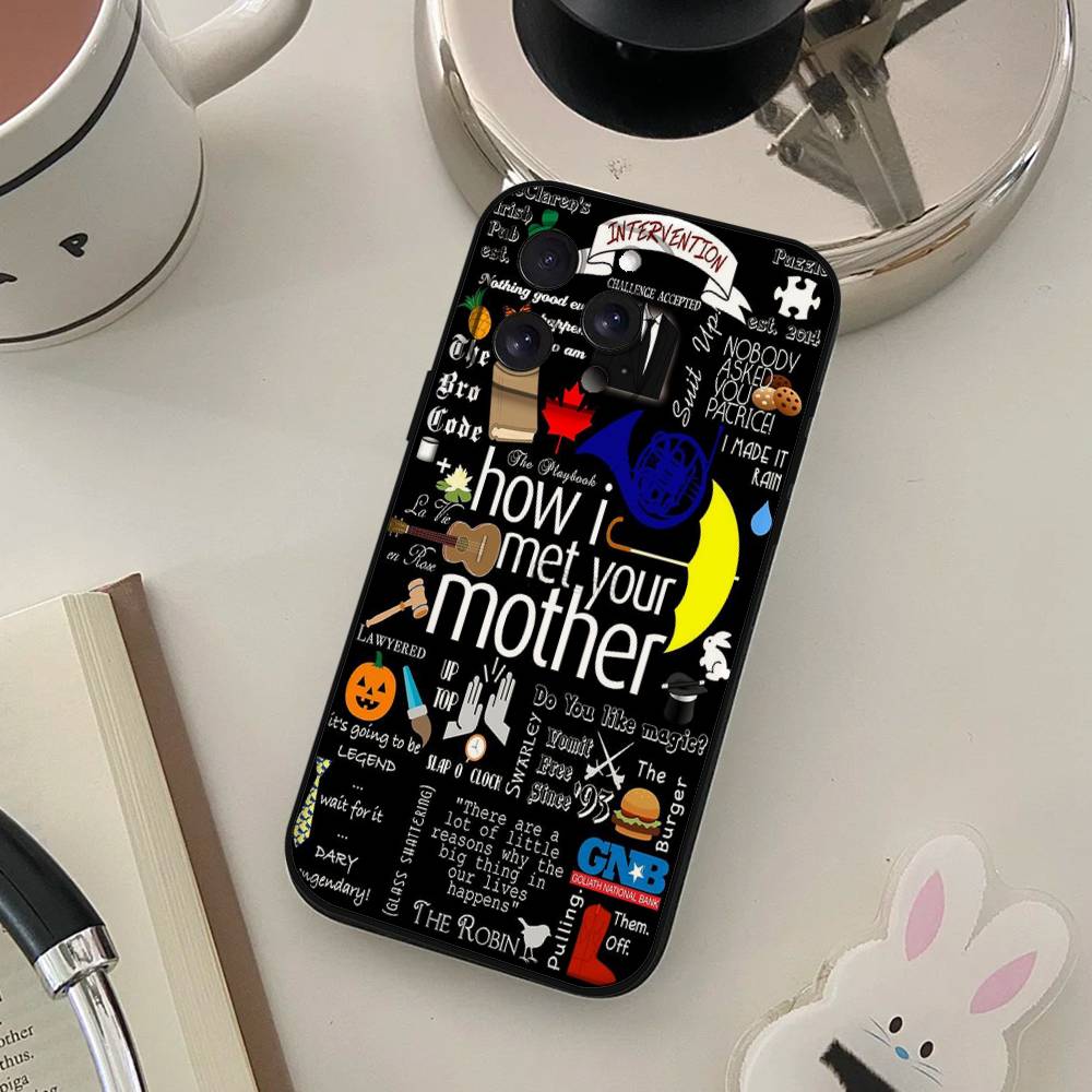 How I Met Your Mother Phone Case For IPhone 17 16 15 14 13 12 11 X XR XS Plus Pro Max Mini Soft Black Cover