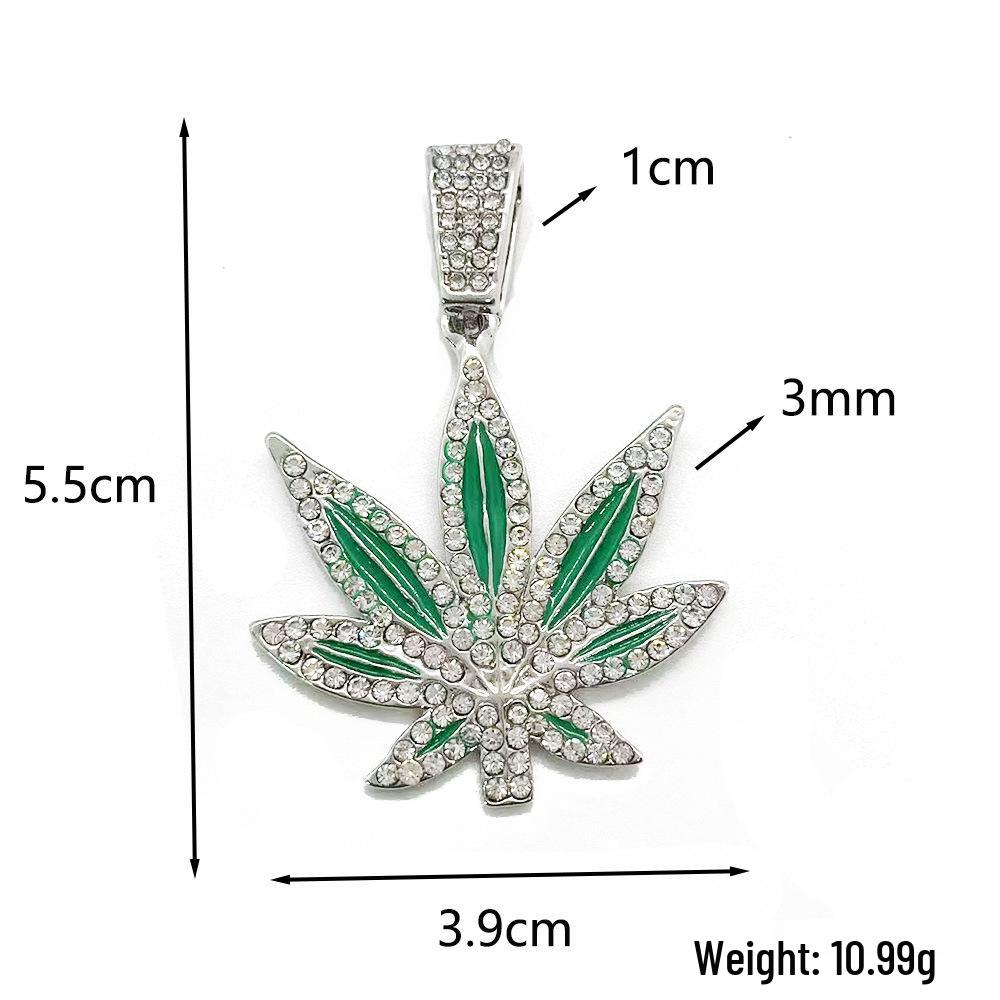 European-American Exaggerated Hip Hop Rhinestone Pendant Jewelry for Men & Women