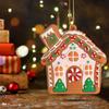 8/16Pcs Candy Color Cottage Hanging Ornaments Mixed Pattern Cabin Hanging Decoration  New Year