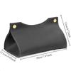 High Quality PU Leather Handbag Purse Tissue Box Holder Home Solid Color Storage Box Napkin Holder Tissue Boxes Napkin Holder