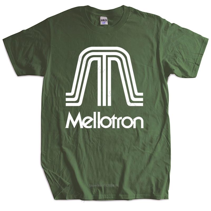 Homme T Shirt Summer Men T-shirt Mellotron T-Shirt Cotton Analog Synth Retro Mk I Ii M300 M400 M4000 T-shirt Teenagers Cool Tops