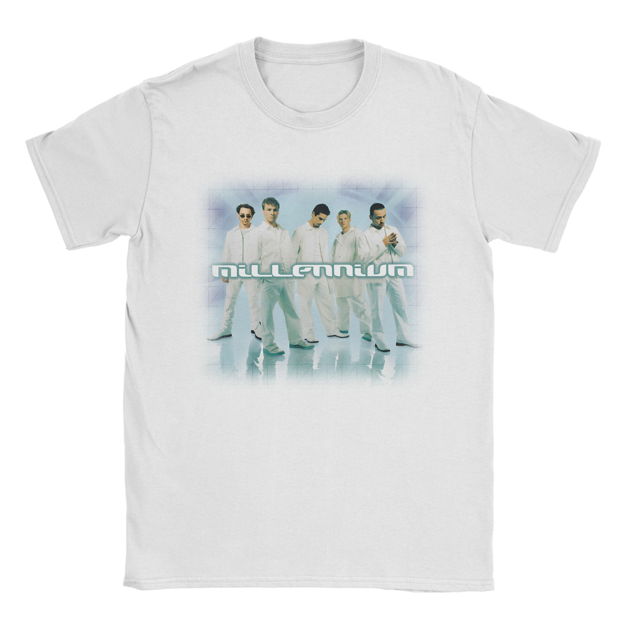 

Backstreet Boys Back Millennium T Shirt Men Women s 100% Cotton Amazing T-Shirt Round Neck Tees Short Sleeve Clothes Plus Size 3XL