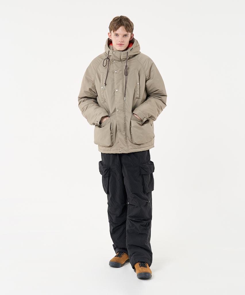 AECA N3B Hooded Military Parka-Light Gray