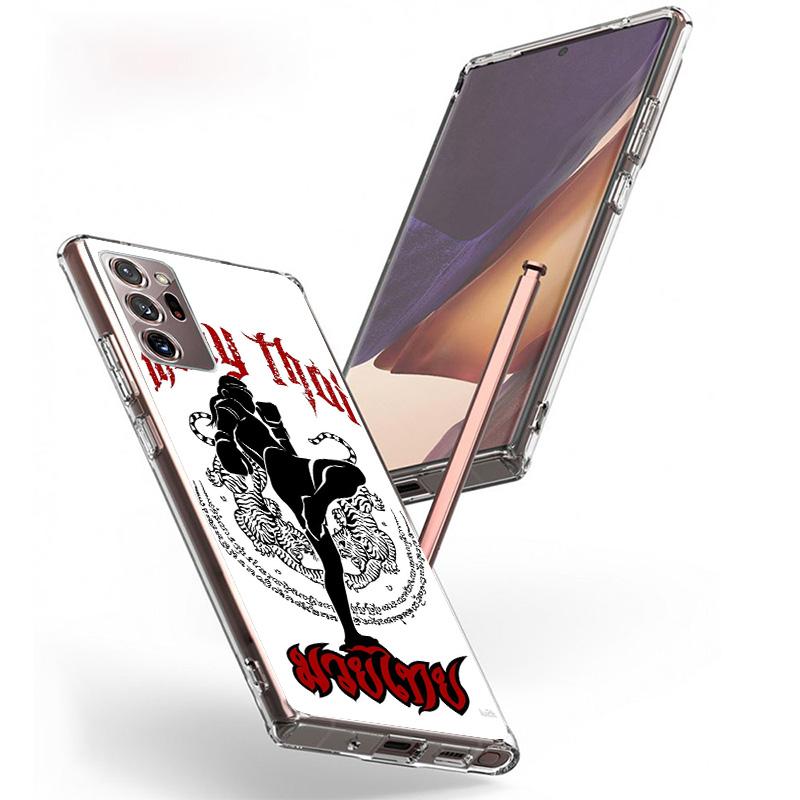 Muay Thai Fight Boxing Cover Phone Case For Samsung Galaxy S26 S25 Edge S24 Ultra S23 S22 Plus S21 S20 FE Soft Fundas Shell Gala