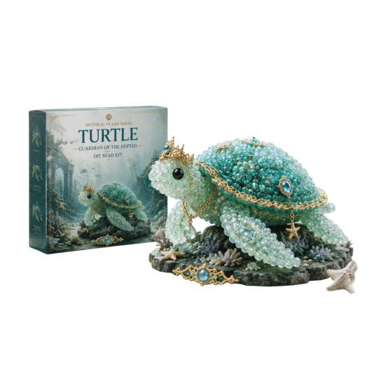 Mythical Ocean DIY Bead Kit for Beginners 3D Beaded Animal Making Kit with Instructions A
