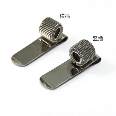 Pružinový klip na pero, Přenosný kovový klip na pero, Klip na pero na poznámkový blok