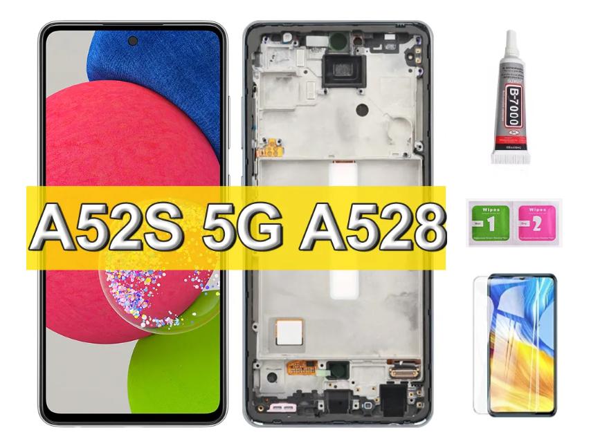 

TFT с рамкой для Samsung A52S 5g A528 ЖК-дисплей с сенсорным экраном в сборе