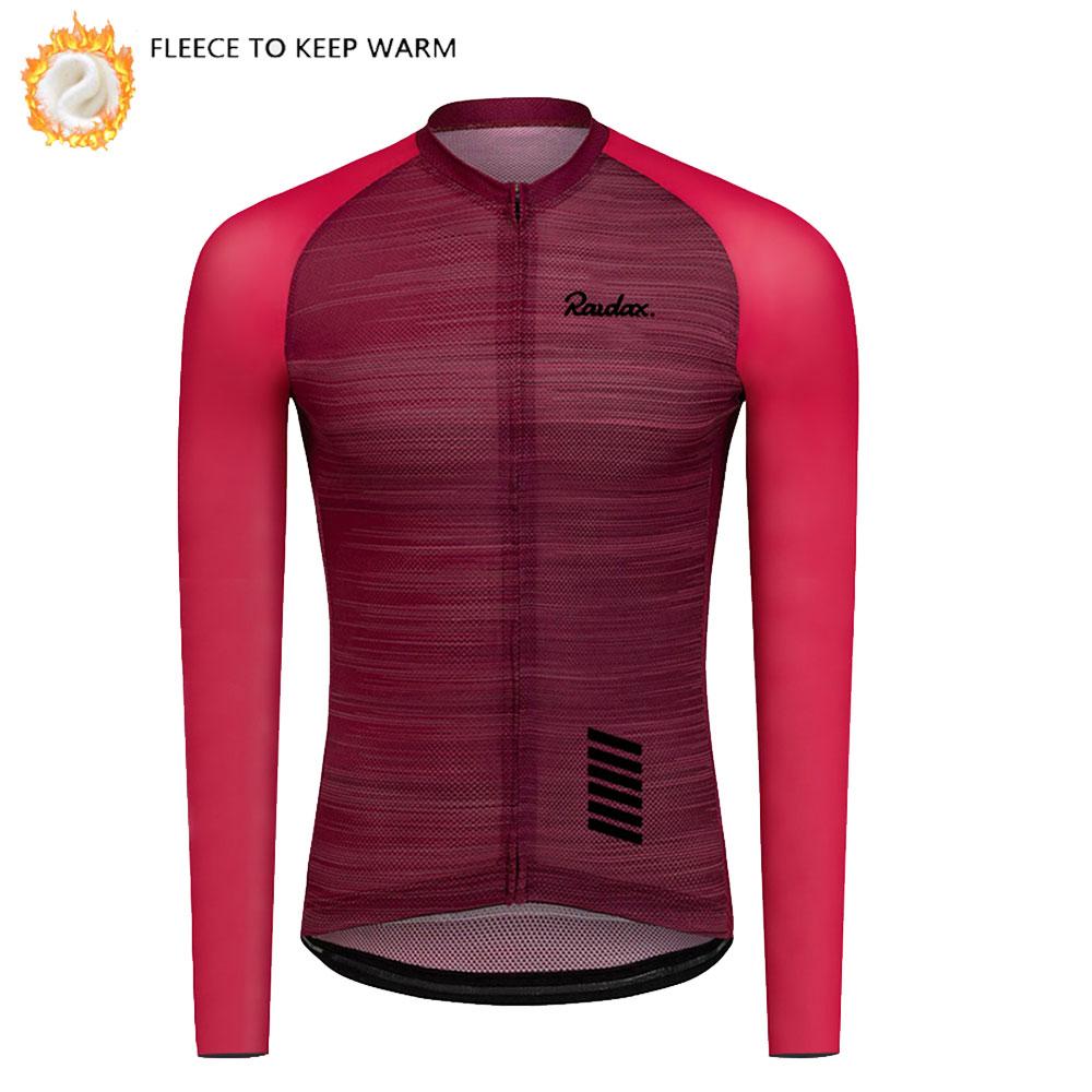 Winter Thermal Fleece Man's Long Sleeves Warm Cycling Jersey Set Windproof Warm MTB Road Bike Sportswear 2026 Winter Fleece Warm Cycling Suit Set