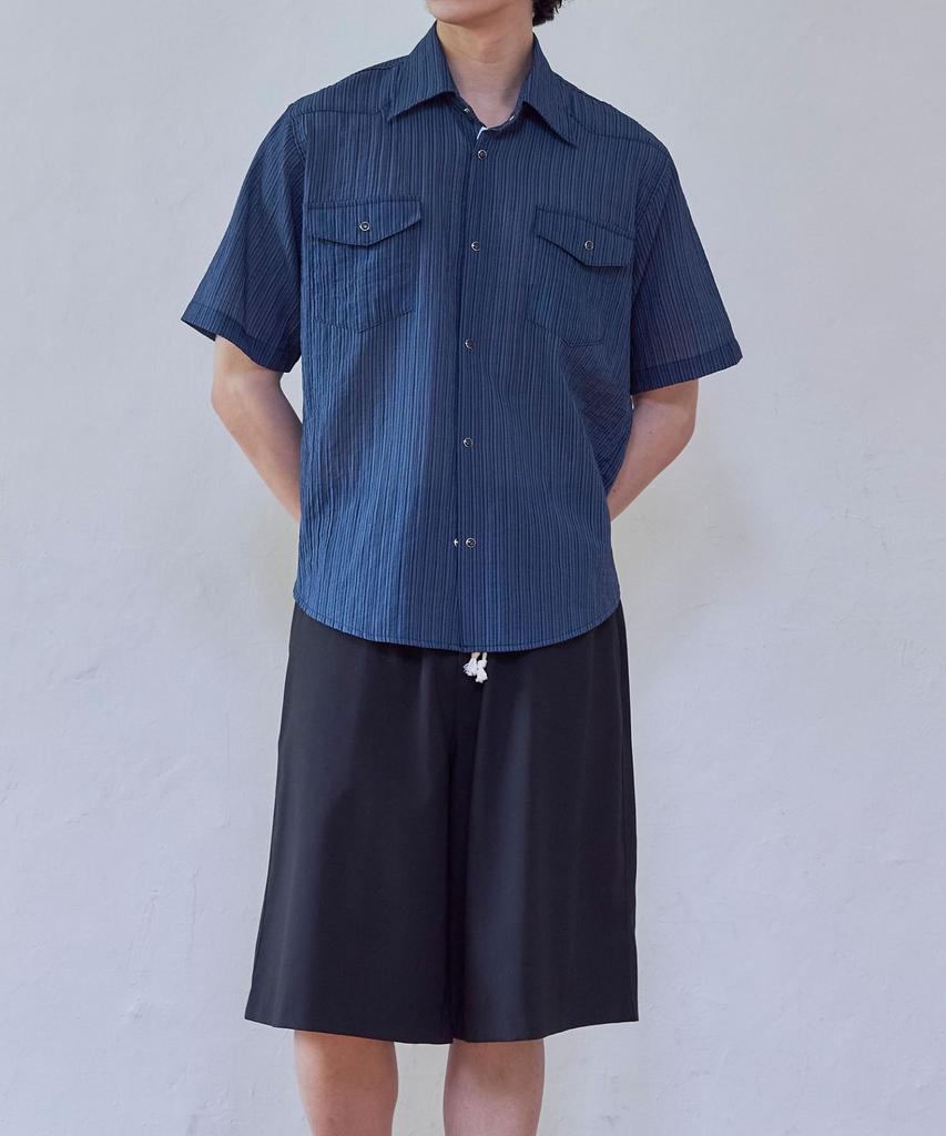 Centair Easy Wide Bermuda Pants_Black