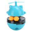 Cat Kitten Turntable Toy Adjustable Leakage Food Ball Interactive Toys Pet SuppliesBlue