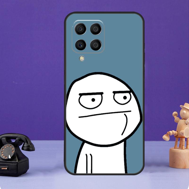 Vtipný pouzdro se středním prstem pro Samsung Galaxy M13 M33 M53 M20 M30s M31s M12 M32 M52 M11 M51 M14 M34 M54 M55 Kryt