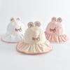 Children's Cute 3D Ears Bucket Hat - Windproof, Sun-Protective, Embroidered Fisherman Style