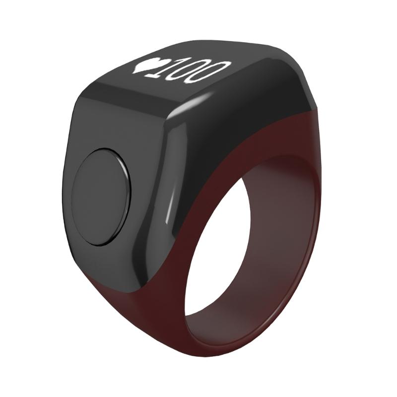 Intelligent Electronic Finger Rings Counter With Heart Rate And Blood Oxygen Monitoring For Religious Ceremonies Prayer