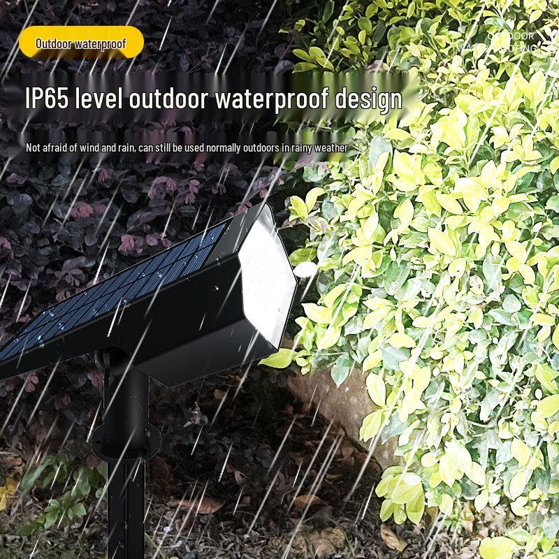 Solar LED Garden Spotlight for Outdoor Courtyards and Villas