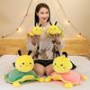 Pillow Cartoon Turtle Bee Plush Toy Animal Tiktok Same Style Children Present