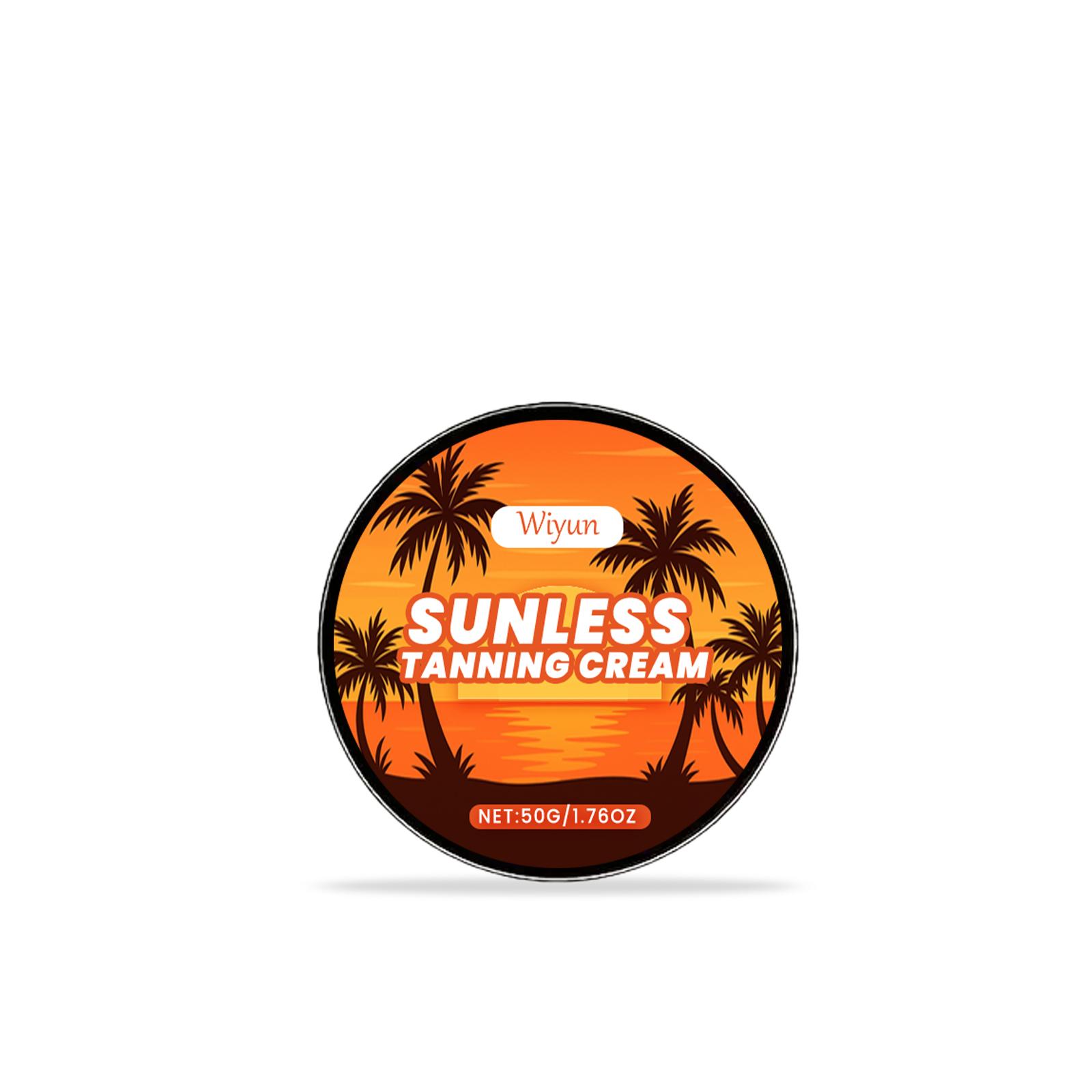 

Sunless Tanning Aid Cream Plant Oil Glossy Moisturizing Even Skin Tone For All Seasons Tanning Aid Body Cream