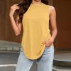 Women's Sleeveless Workout Tank Top Lightweight Breathable Athletic Running Yoga Training Fitness Vest for Summer Gym Exercise