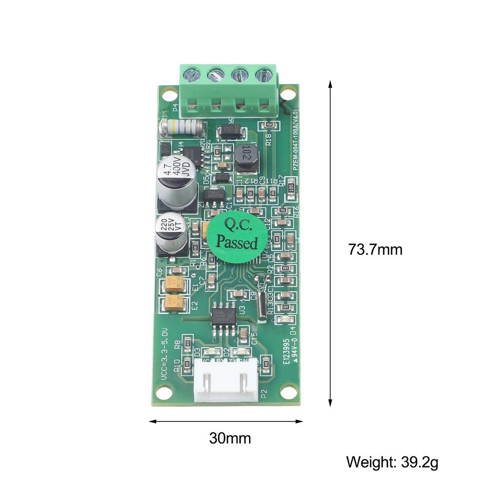 Serial Port Module AC Power Meter 100A Current Measurement 80V-260V Voltage Range For Modbus-RTU Devices Powermeter