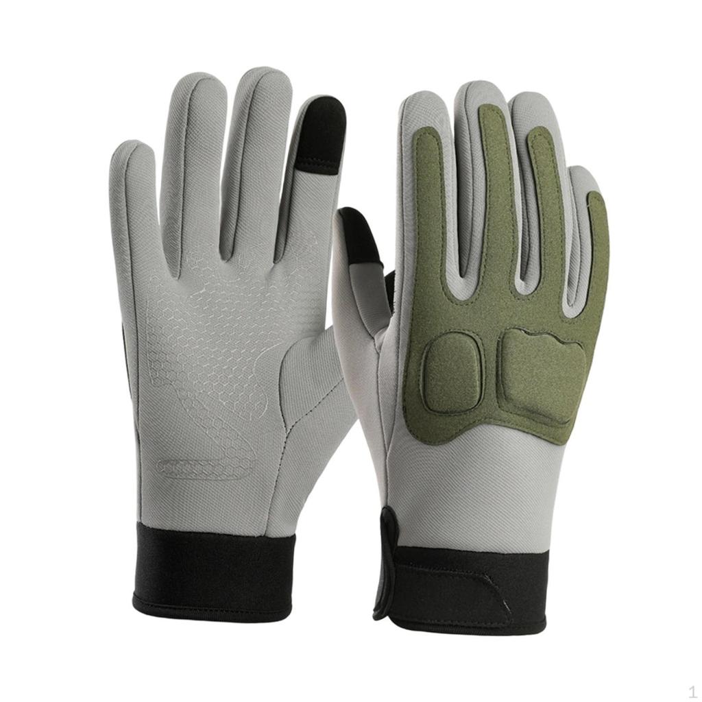Motorcycle Gloves Cycling Anti Slip Palm for Men Women Touch Screen Climbing Camping