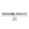 Stainless Steel Watch Strap 16mm 18mm 20mm 22mm 24mm Business Watch Band Metal Strap Men Women Replacement for Samsung for Seiko