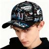 Graffiti Baseball Cap, Fashionable And Versatile Outdoor Sun Hat For Men And Women