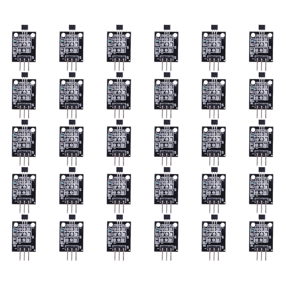 15/20/30 Pcs KY-003 Magnetic Switch Sensor Module A3144 Standard Hall Effect Magnetic Sensor Module Works with Arduino Boards