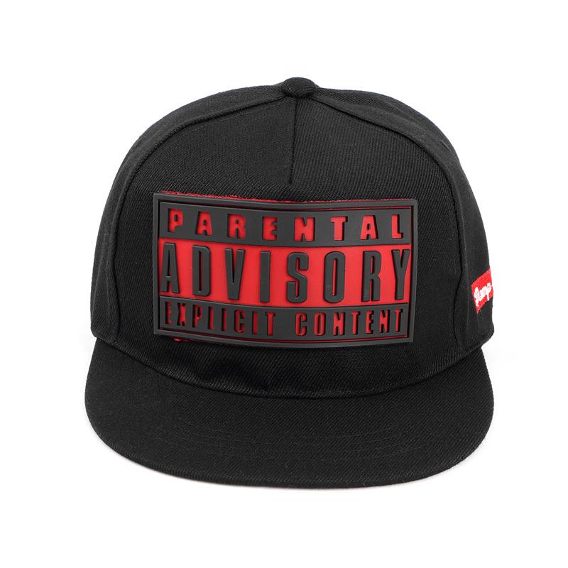 Trendy 3D Letter Print Flat Brim Baseball Cap - Unisex Hip Hop Skate Style
