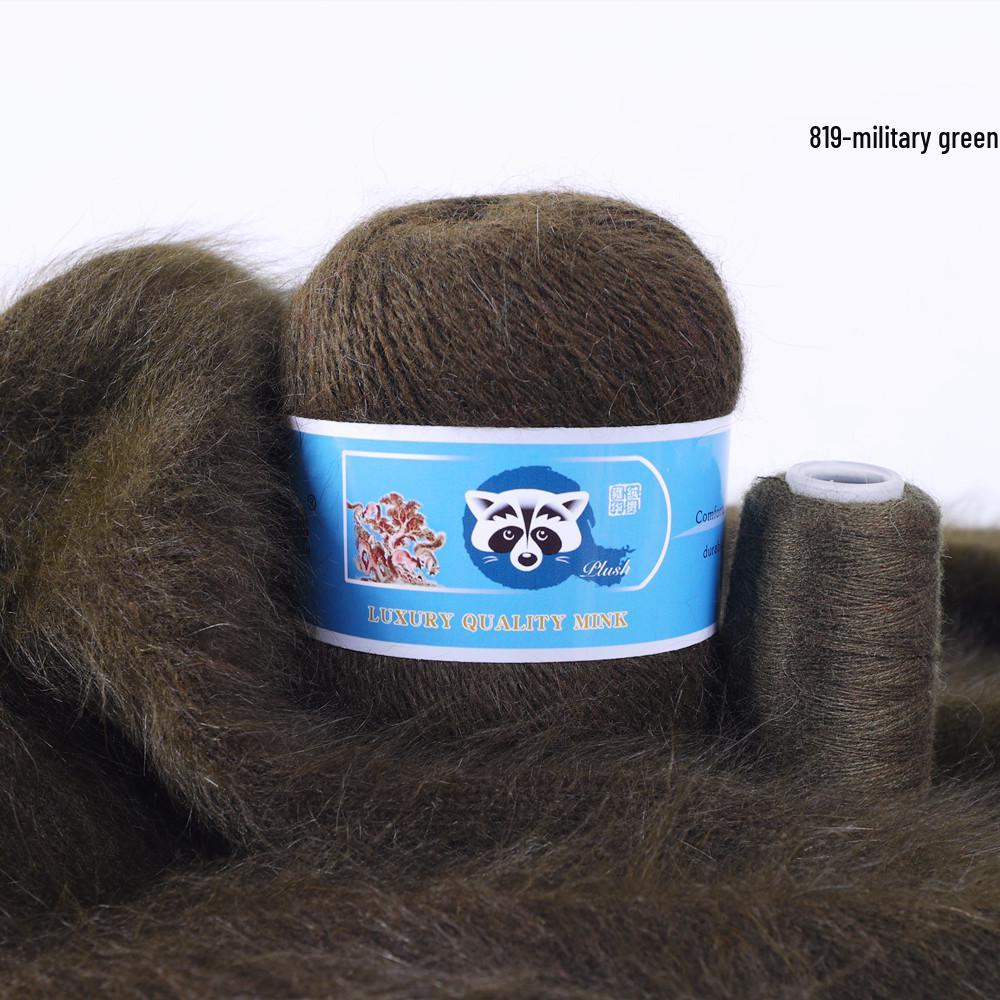 

Пряжа з норки середньої товщини: Пряжа для ручного та машинного в язання, зроблена своїми руками