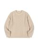 Moa Classic Cable Knit Top (Ivory)