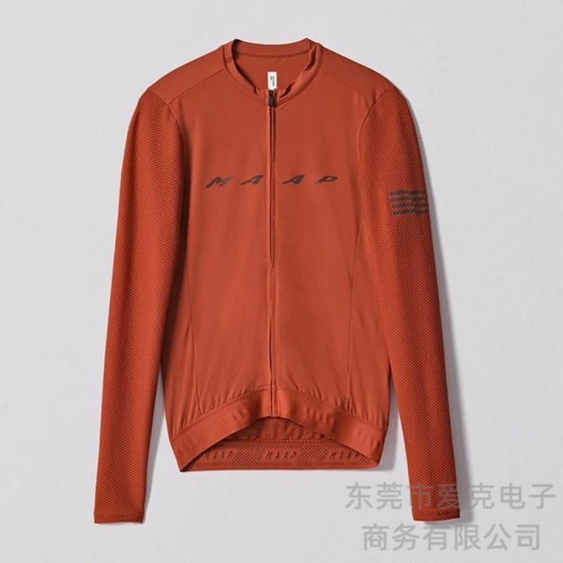 Mens Womens Breathable Cycling Jersey Long Sleeve Mountain Bike Top With Moisture Wicking Performance Fabric