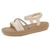 Platform Sandals Female 2025 Summer New with Skirt Fashionable Versatile Fairy Wind Water Diamond Beach Roman Cool Slippers