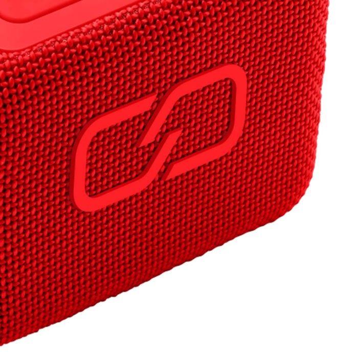 Enceinte Portable Bluetooth 5.3 5W Modèle XS40 Étanche IPX4 Autonomie 16H Ledwood Rouge