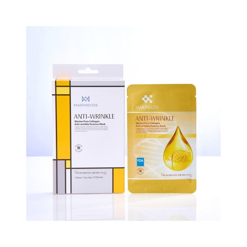 

Маска-эссенция для лица с морским коллагеном против морщин (5 листов)