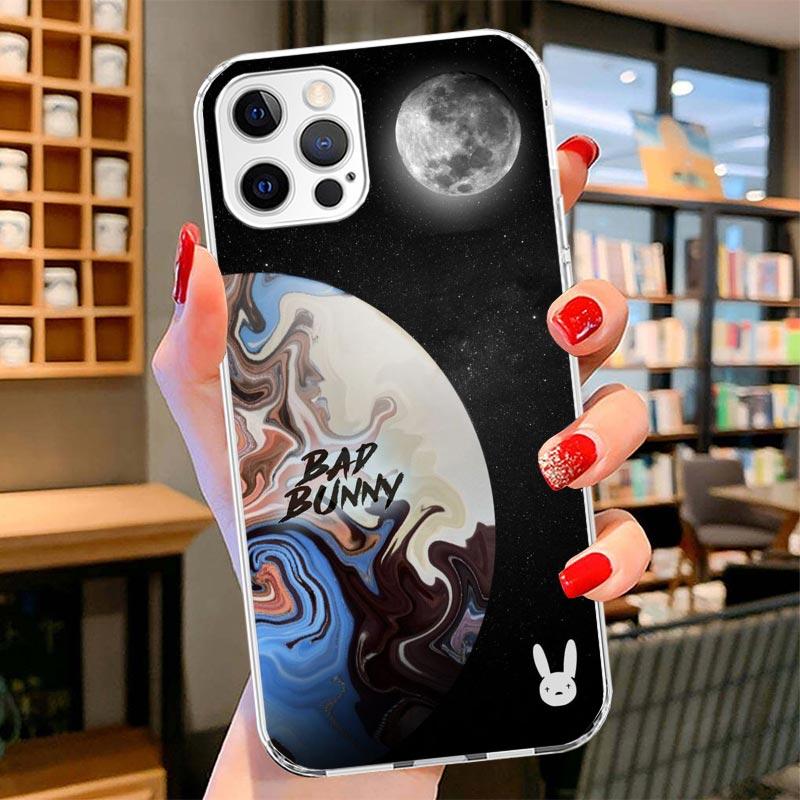 

Bad Bunny X100pre Cover Phone Case For iPhone 16 17 Air 15 14 Pro Max 16E Phone Case 13 Mini 12 11 7 SE 8 Print Pattern Fit Case iPhone 17