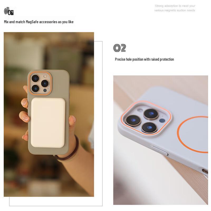 NEYAA Magsafe Frosted Anti-Fingerprint iPhone Case