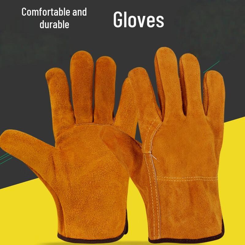 Heat-Resistant Cowhide Welding Gloves