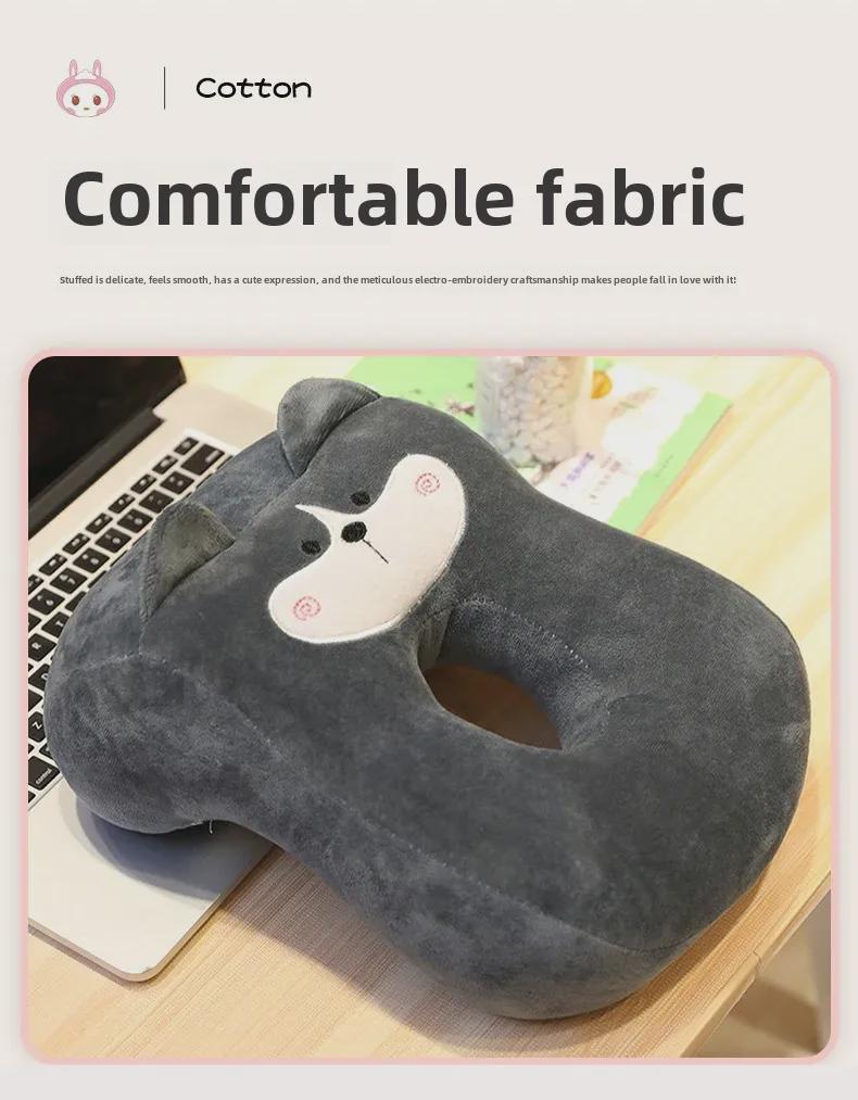 Breathable Plush Nap Pillow Doll - Cute Expression Puppet Gift