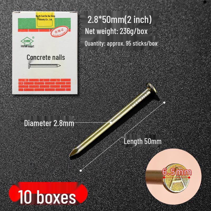 Long Cement Steel and Iron Nails for Wall and Woodworking