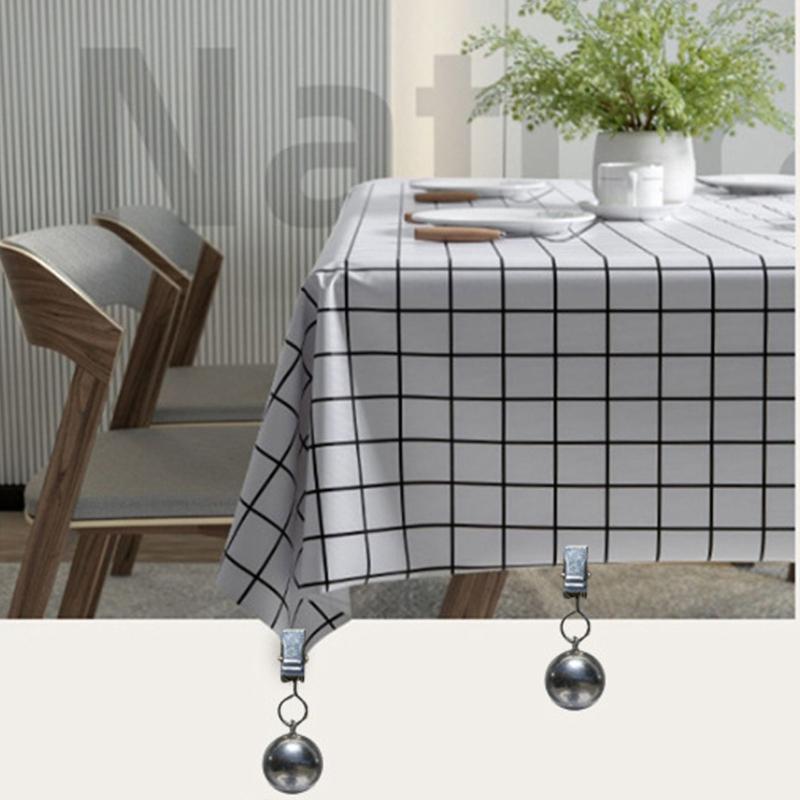 Pesos de Toalha de Mesa Metálicos Grampos Esféricos Portáteis Prendem Tecido a Mesas Ideais Para Casas Hotéis Piqueniques Decorações de Eventos