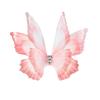 50pcs 5CM Organza Fabric Butterfly Appliques  For Hairband Nail Decoration