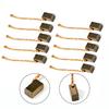 10pcs Motor Carbon Brushes Set Tight Copper Wire For Electric Hammer/Drill Angle Car Casement Motor Brush Copper Wear-resistant