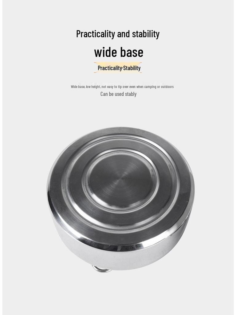 Stainless Steel Camping Coffee Pot: Portable Teapot for Outdoor Activities