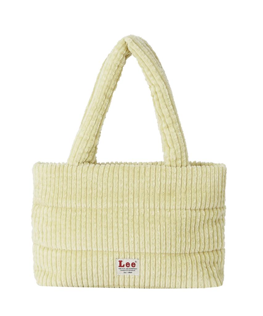 Lee Corduroy Square Shoulder Bag Mustard