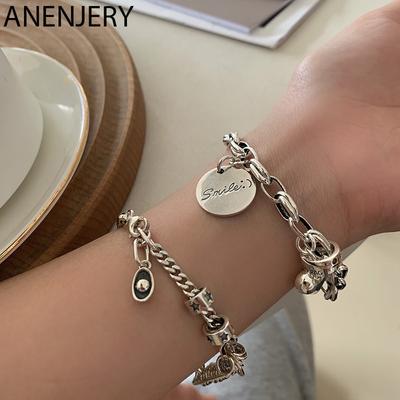 Fashion Bracelet for Women Vintage Geometric Heart Shaped Bracelet Jewelry S-B465