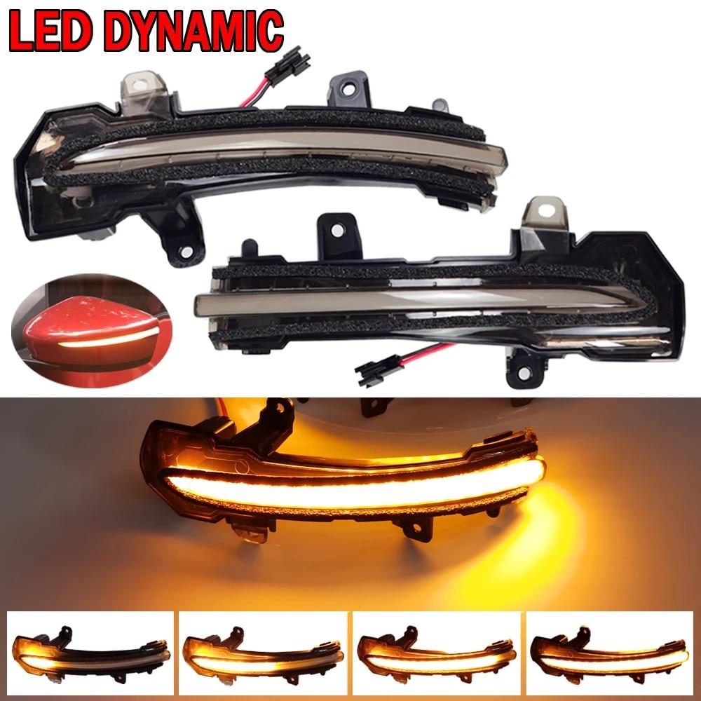 LED Turn Signal Light Dynamic Side Wing Mirror Indicator Blinker For Nissan Kicks P15 Sylphy Note E12 2017 Update E-power