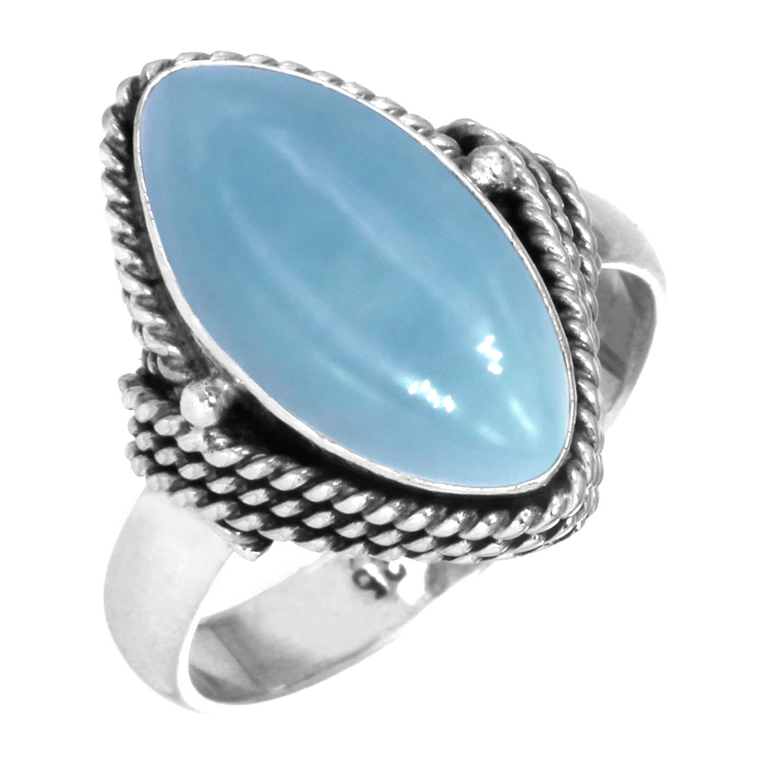 

Кольцо из стерлингового серебра 925 пробы, женское ювелирное изделие ручной работы, свадебный подарок, амазонит, ангелит, голубой опал, ботсванский агат, мохаве, лазурит, хризоколла, винтаж 9