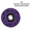 Durable 100/115/125mm Coral Disc Hard-wearing Rust Removal Clean Grinder Strip Disc Abrasive Wheel Paint For Angle Grinder