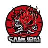 Samurai Band Red Eye Vinyl Car Stickers - Waterproof & UV Resistant Decals for Auto Body, Motorcycle Helmets & Laptop Bags