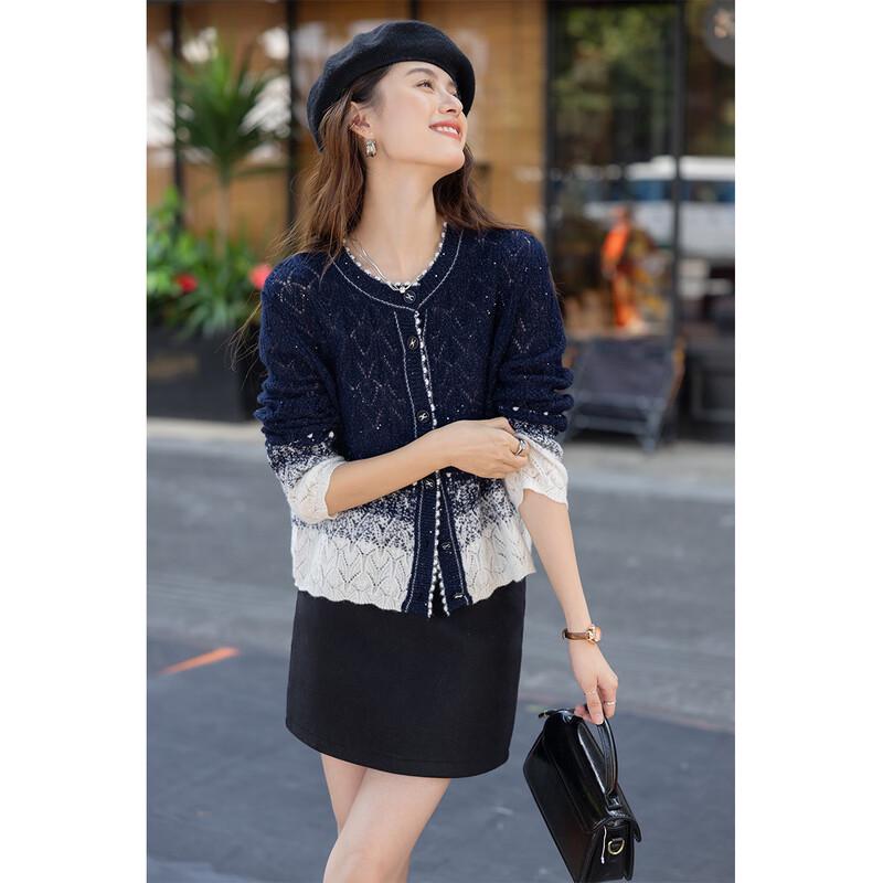 

Mokana Women s Gradient Knit Wool Sweater One Size