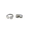 Adjustable Open Stunning Ring With Geometric Retro Themes For Womens Fashion Accessory